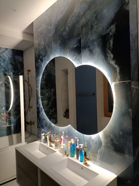 Зеркала круги с подсветкой